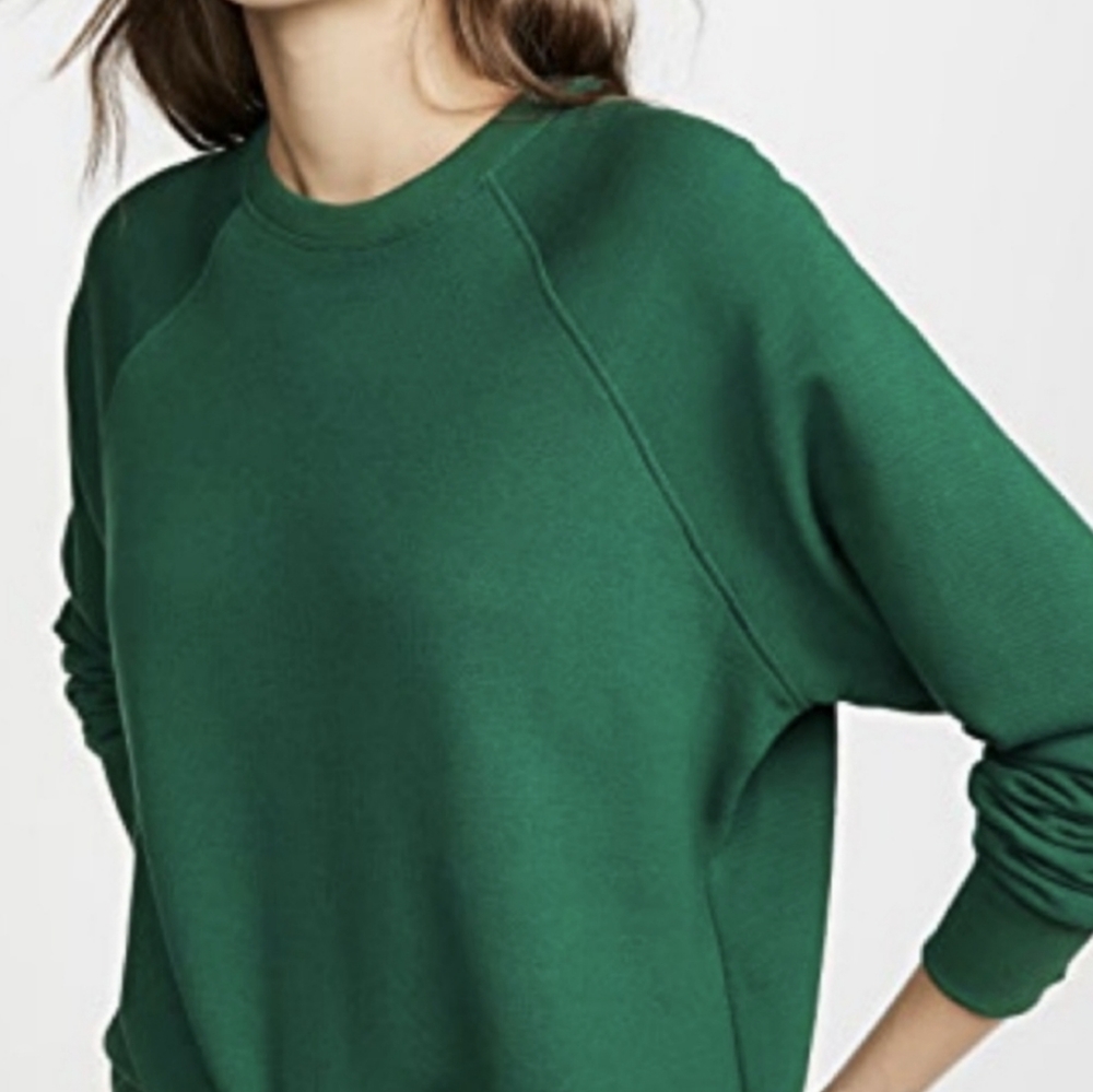 Reformation Rio Sweatshirt in Pine